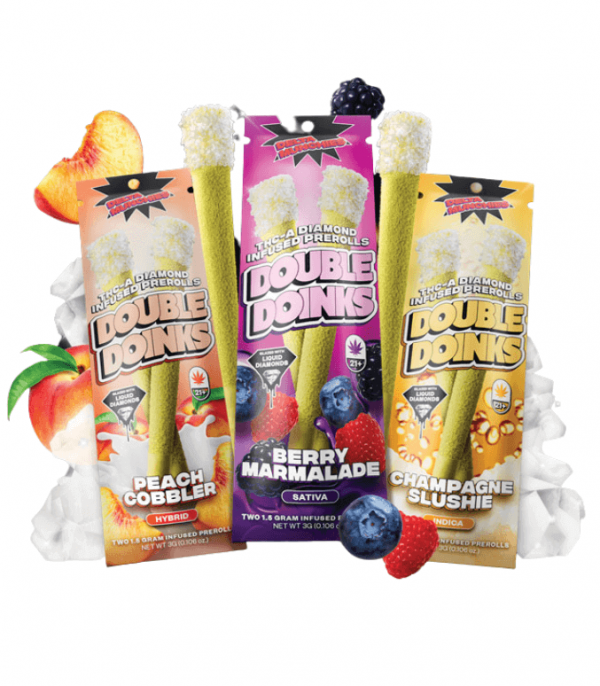 Delta Munchies THC-A Diamond Infused Prerolls | 2pk